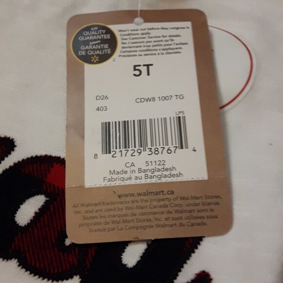 Cute Girls Canada Long Sleeve Shirt 5T NWT - Picture 2 of 3